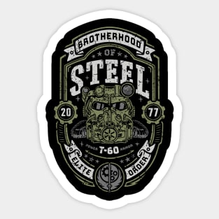 Knight of Steel T-60 distressed Sticker